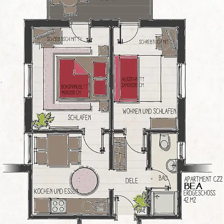 Апартаменты Backstein Obo19