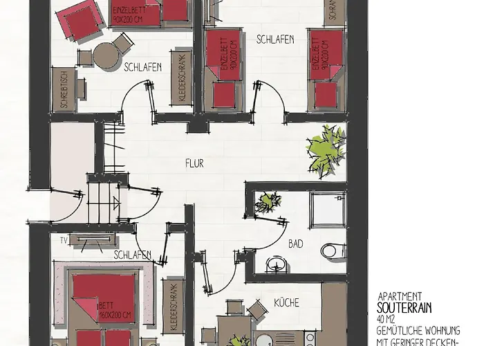 Backstein Obo19 Appartement *